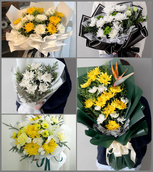 山东青岛平度市明村镇小郑家村白事花束代送